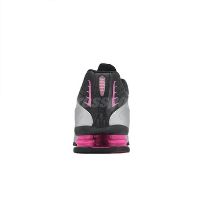 Size 9 - Nike Shox R4 Black Metallic Silver Pinksicle W for sale