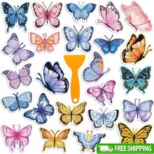 24PCS Non Slip Bathtub Stickers PEVA Shower Decals Safety Anti Slip Grip New