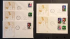 Stamps Canada Mint: #625-28 Christmas 1973 lot of 5 FDC's VF