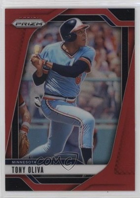2025 Panini Prizm Red Prizm 87/299 Tony Oliva #182 HOF yl0