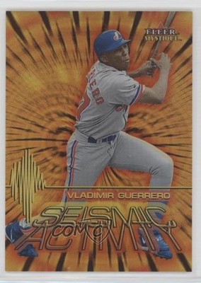 2000 Fleer Mystique Seismic Activity Vladimir Guerrero #7SA HOF nd3