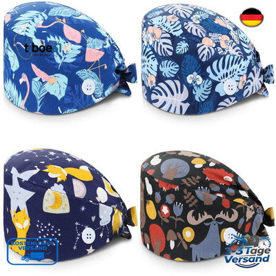 SATINIOR 4 Stück Turban Schweißband Füllig Haarabdeckung Unisex Dok