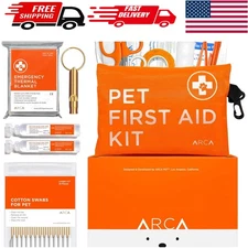 Reflective High Visibility Dog First Aid Kit - Essential for Travel Adventures