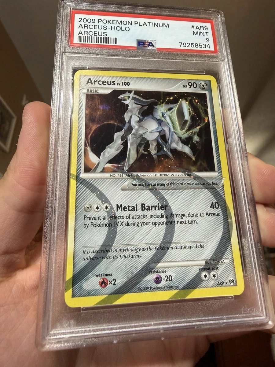 Pokémon TCG Professional Sports Authenticator (PSA) Arceus Grade 9