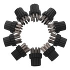 10 Stück Dampfreiniger-Scheuerbürstenaufsatz – Bürstenköpfe mit