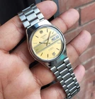 Seiko SKXM27 Golden Two tone Sunburst Dial Retro Ultra Rare Vintage Automatic