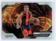 Pablo Prigioni 2023-24 Panini Prizm EuroLeague #20 Fireworks Mojo Prizm #/25