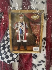 VTG inchracter Men’s King of Hearts Costume Size XL