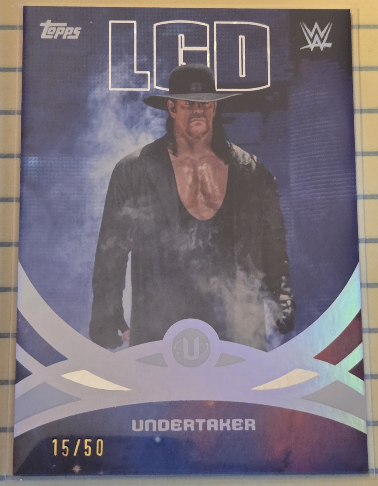 2026 Topps WWE Universe Peak Performance LGD Undertaker Blast /50 Rare