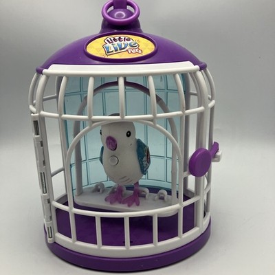 LITTLE LIVE PETS Tweet Talking Bird Funky Feathers W/ Birdcage Interactive Toy!A