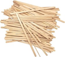 Coffee Stirrers Disposable Wooden Coffee Stir Sticks Roundend Birchwood 5.5 Inch