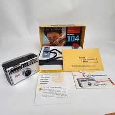 Vintage Kodak Instamatic 104 Color Outfit Camera Kit 126 Film w/ Box