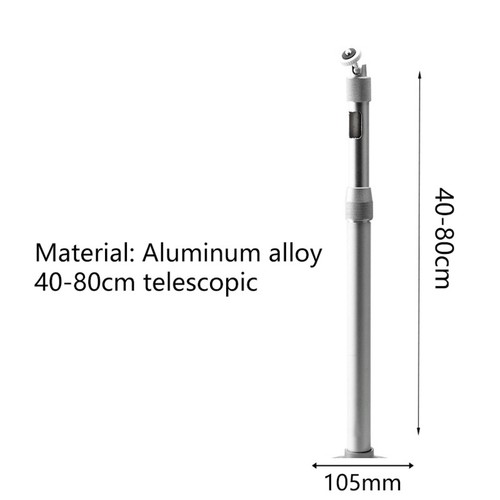 20-80cm Aluminum Alloy Monitor Telescopic Bracket Extension 360 Degree Bracket - Afbeelding 11 van 15