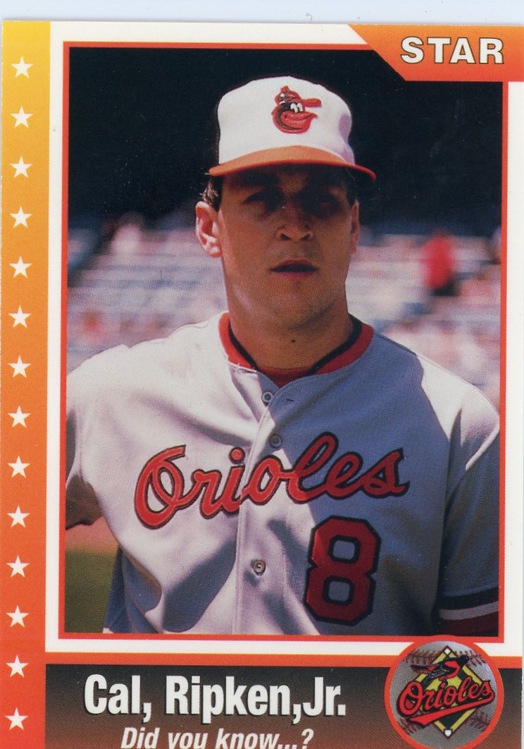 1995 Star Cal Ripken, Jr. 80 (Unlicensed) #1 Cal Ripken Jr. Baltimore Orioles