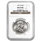 1957-D Franklin Half Dollar MS-65 NGC (FBL)