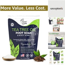 Soothing Tea Tree Oil Foot Soak with Epsom Salt - Gentle Care for Athlete's Foot
