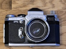 Edixa Mat Reflex Mod C Vintage Kamera with 2.8/50mm ISCO-GÜTINGEN Lens & Tasche