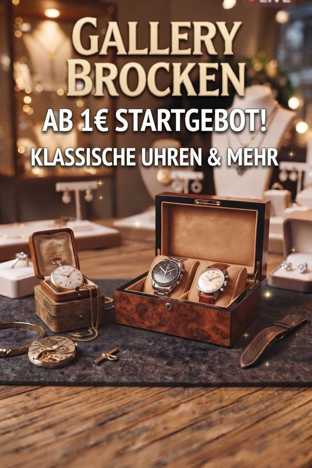 Klassische Uhren Raritäten ab 1€ Startgebot ! - Jetzt mitbieten!