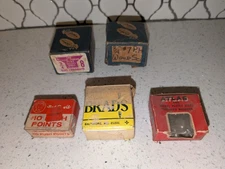 Vintage Fastener LOT Brass Screws Brad Nails Carpet Tacks USA Advertising