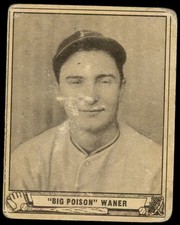 1940 Play Ball 104 Paul Waner Pittsburgh Pirates HOF GD