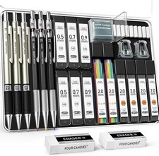 Profi K&uuml;nstler-Set mit 25 Graphit Minen f&uuml;r Zeichnen & Skizzieren