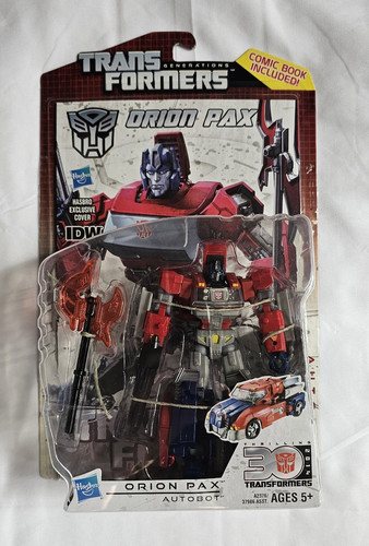 Transformers Generations Thrilling 30 Orion Pax Deluxe Figur mit Comic NEU 2012 - Bild 1 von 2