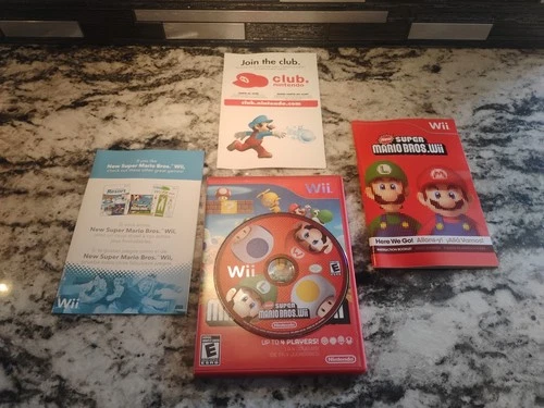 New Super Mario Bros. Wii - CIB - Tested And Working
