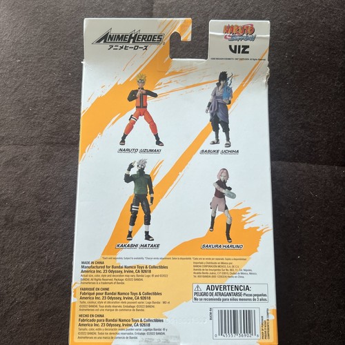 Bandai Naruto Shippuden Anime Heroes Uchiha Sasuke Action Figure - Picture 2 of 2
