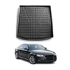 OMAC Cargo Mats Liner for Audi A4 Sedan 2009-2016 Black All-Weather TPE