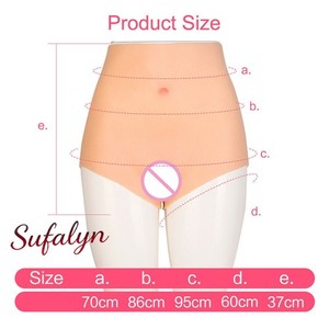 Silicone Buttock Fake Vagina Female Vagina Pants Underwear Crossdressers Panties