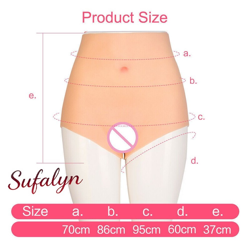 Silicone Buttock Fake Vagina Female Vagina Pants Underwear Crossdressers Panties