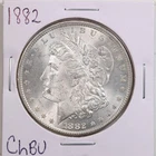 1882 $1 Morgan Silver Dollar in Choice BU Condition #5704