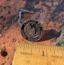 Vintage NASA Apollo 12 Launch Team Member Lapel Pin or Tie Tack #2