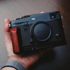 Camera Wood Hand Grip Handle Aluminum Alloy Base Cover For Fuji X-Pro3 Xpro3