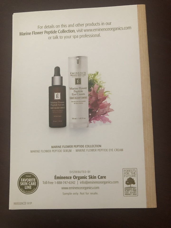 Eminence Coconut Milk Cleanser, Licorice Peel, Marine Eye Cream3