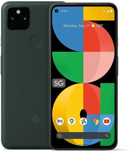 Google Pixel 5a (5G) - 128GB - Mostly Black - Unlocked - Google Ed. - Afbeelding 1 van 1