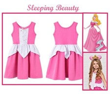 Sleeping Beauty Aurora Pink Dress, New