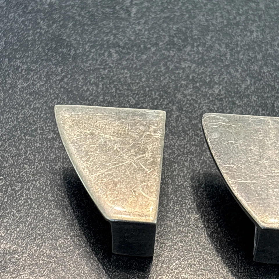 Cordón Barry Kieselstein 1981 plata esterlina moderno hebilla de cinturón + 2 guardianes 1353 Q Foto 4 de 4