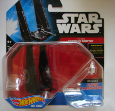 Star Wars Hot Wheels Die Cast TFA 2014 Kylo Rens  Command Shuttle MIP 820 