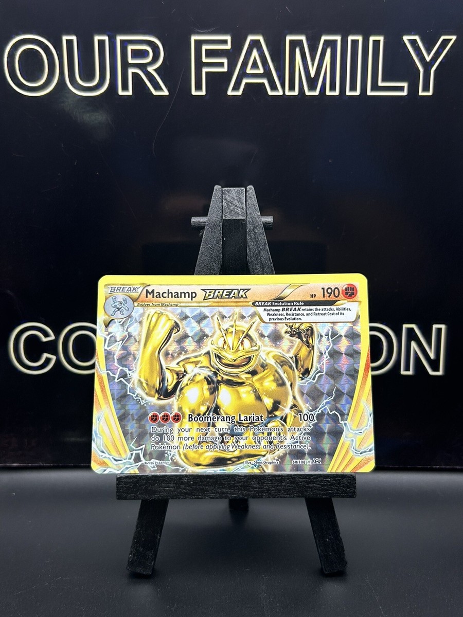 Machamp BREAK 60/108 XY Evolutions Full Art Ultra Rare Holo Machamp BREAK 60/108 XY Evolutions Full Art Ultra Rare Holo