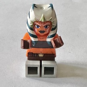 Authentic Lego Star Wars Ahsoka Tano (Padawan) SW0192 Minifigure 7675 Tube Top