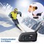thumbnail 3 - BT Motorcycle Bluetooth Intercom Helmet Interphone Headset V4 1200m 4 Riders FM