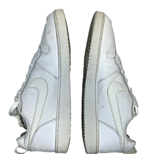 Nike - Court Borough Low - Mens 11.5 - Triple White OG - Sneakers 838937-111 - Picture 3 of 9