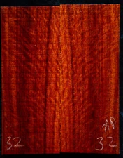 Andaman Padauk #32 Knife Scales 5"x 2"x 1/2"see 100 woods in my store