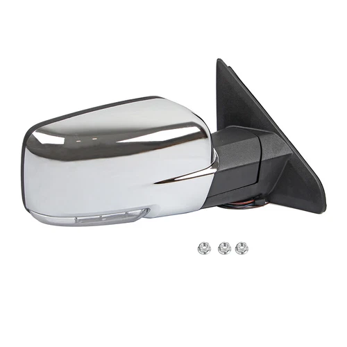 Right Passenger Side Mirror Power Heated Chrome For 2013-2019 Ram 1500 2500