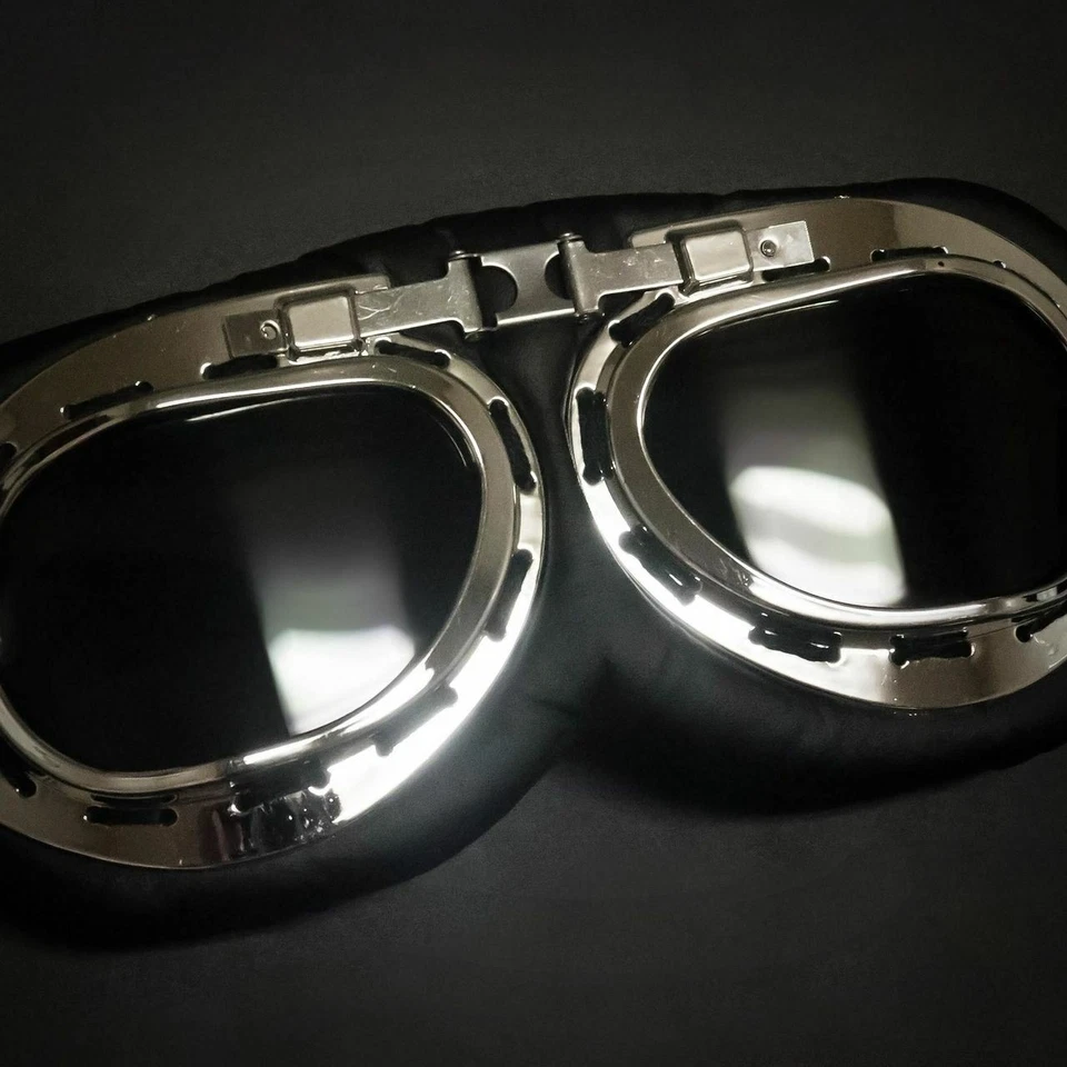 Steampunk Spectacles Eye Mask Silver Chrome Goggle G1088 - Image 4 of 4