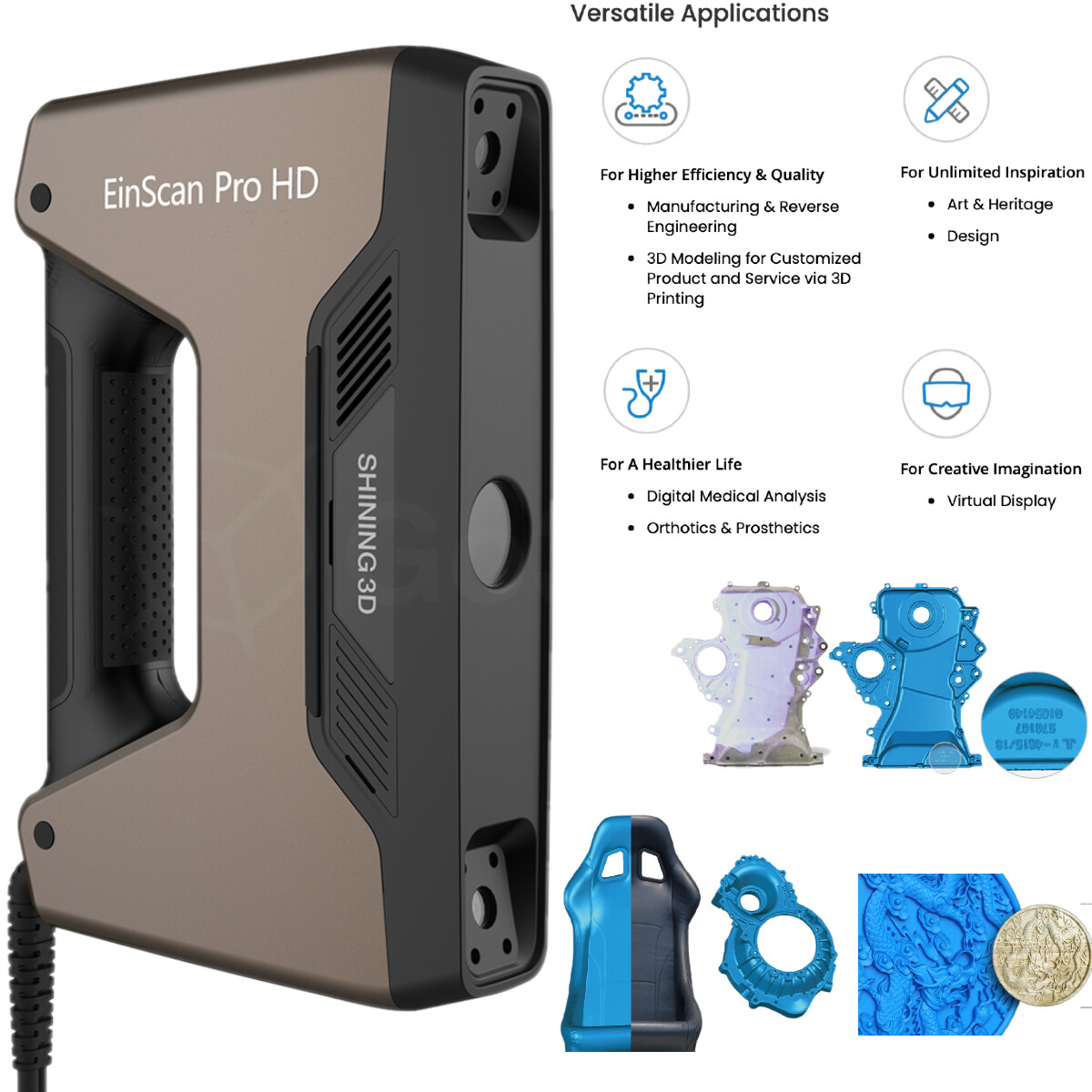 Open Box - Shining3D [EinScan Pro HD Handheld 3D Scanner