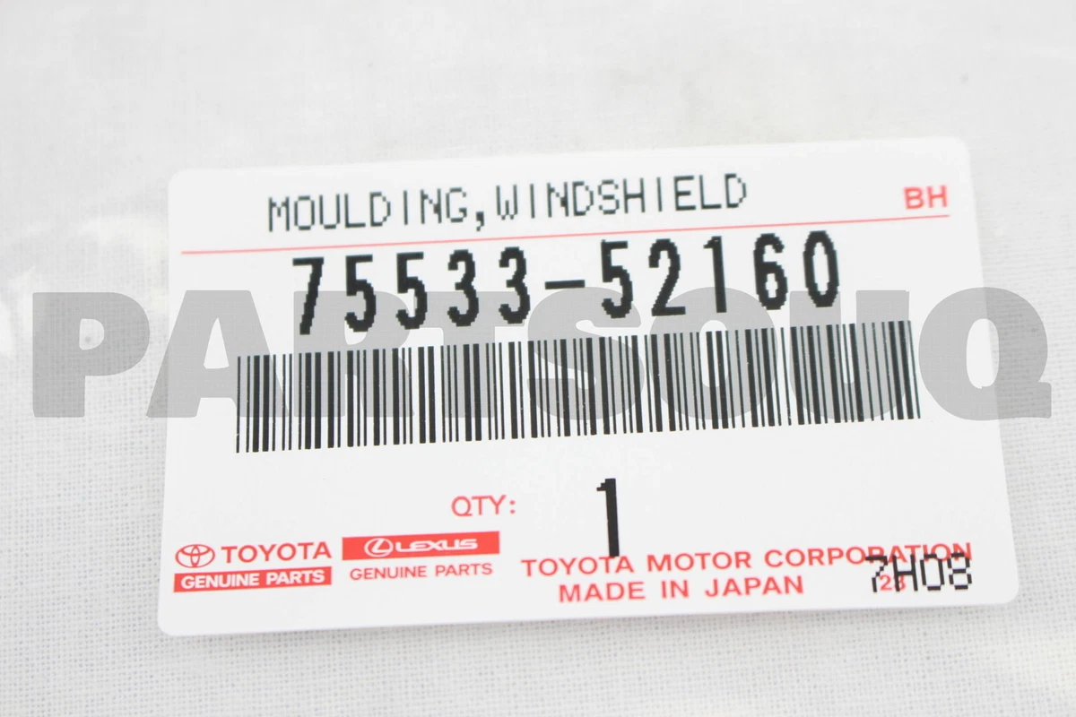 7553352160 Genuine Toyota MOULDING, WINDSHIELD, OUTSIDE 75533 