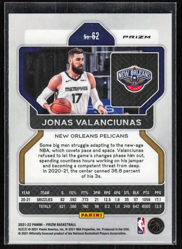 2021-22 PANINI PRIZM NBA [Parallels: GREEN, ORANGE ICE PRIZMS]--PICK YOUR CARD - Picture 3 of 14