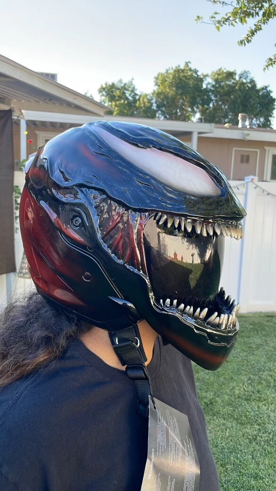 мотоциклетный шлем venom carnage - Изображение 2 из 4